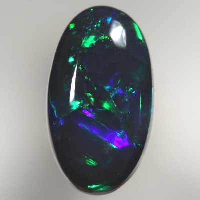 SOLID BLACK OPAL Saturated with the richest, bright colour
